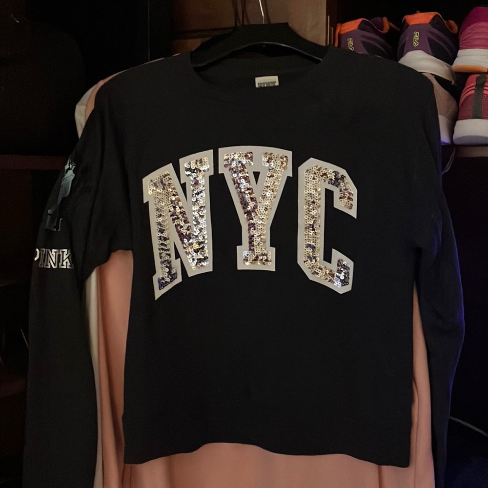 NWOT Victoria Secret sequined sweatshirt